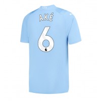 Camiseta Manchester City Nathan Ake #6 Primera Equipación Replica 2023-24 mangas cortas